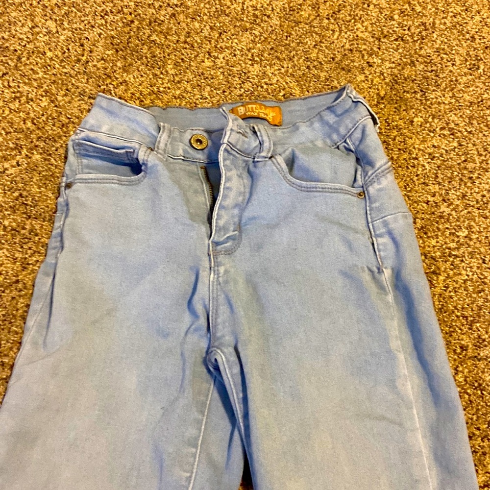 Light blue pants
